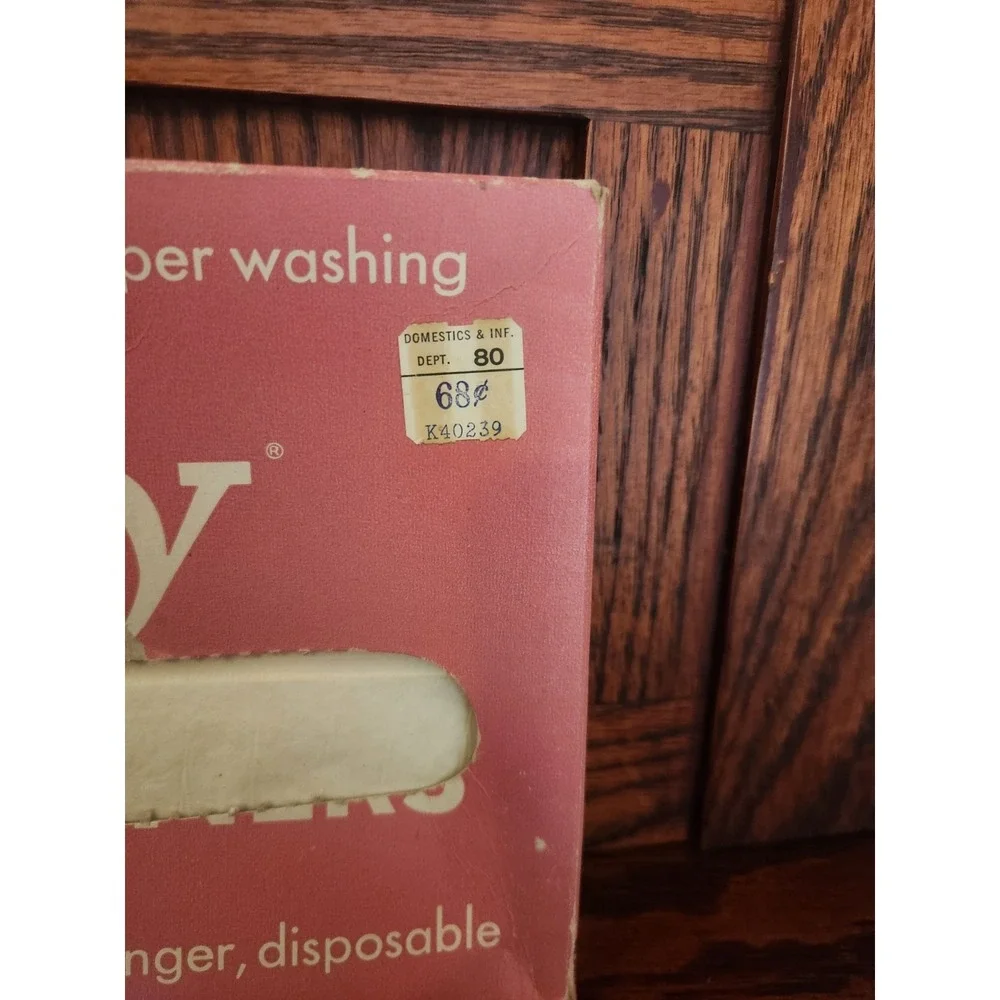 Vintage Curity Diaper Liners‎ 1950s The Kendall Company USA Made Cloth Diaper